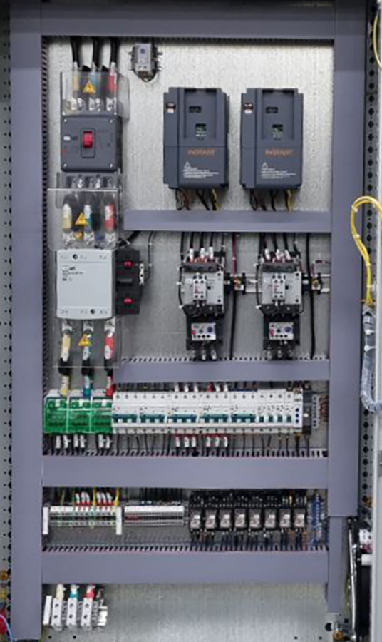 Шкаф управления шредером для ЦБК Шкаф управления шредером для ЦБК